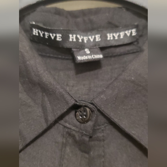 HYFVE Not your girl tiered button up mini dress. Size S - Picture 6 of 10